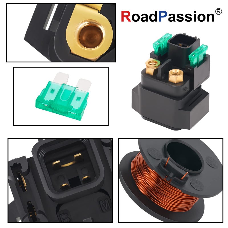Road Passion Starter Solenoid Relay Replacement for YAMAHA RHINO 700 FI YXR70F YXR7F 2008-2009 RHINO 700 YXR7F 2011 2012 2013 VIKING 700/700 EPS YXM700 2014 - Image 4